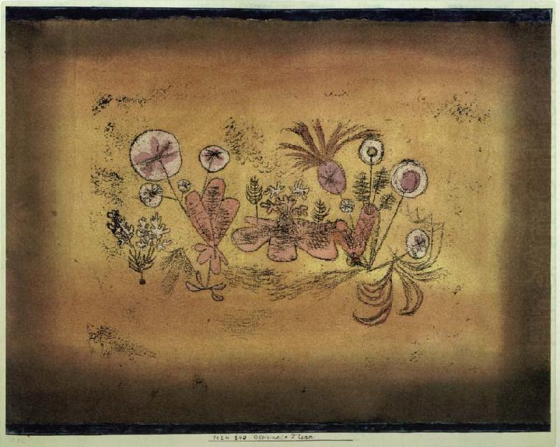 Medicinal flora, Paul Klee